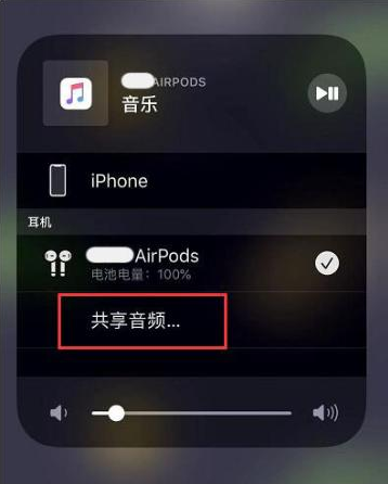 上蔡苹果14音频维修点分享iPhone14音频共享设置方法 