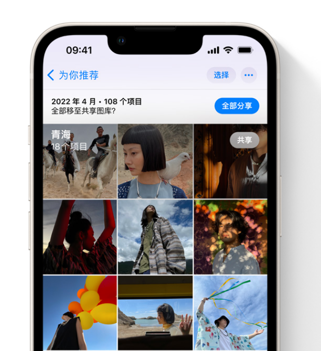 上蔡苹果维修网点分享在 iPhone 上使用共享图库 