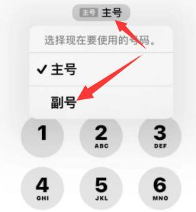 上蔡苹果14维修店分享iPhone 14 Pro Max使用副卡打电话的方法 